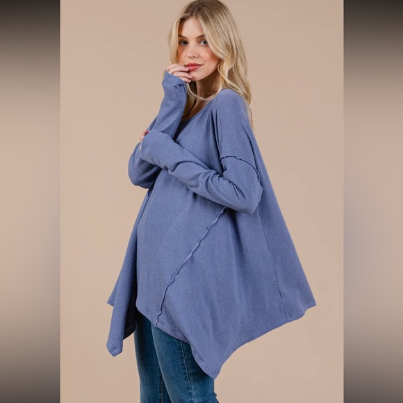 Fabulous Asymmetrical Long Sleeve top - Picture 2 of 3